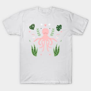 House Plants Meet Sea Life T-Shirt